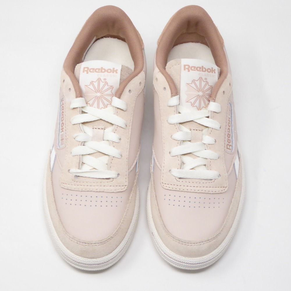 Reebok Womens Club C Revenge II Sneakers Pink Suede Leather Low Top 7 - Picture 3 of 9